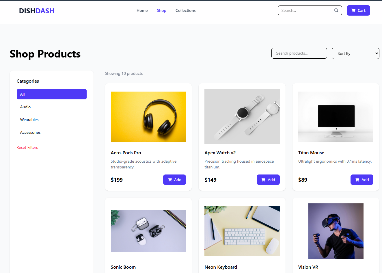 Dashboard UI
